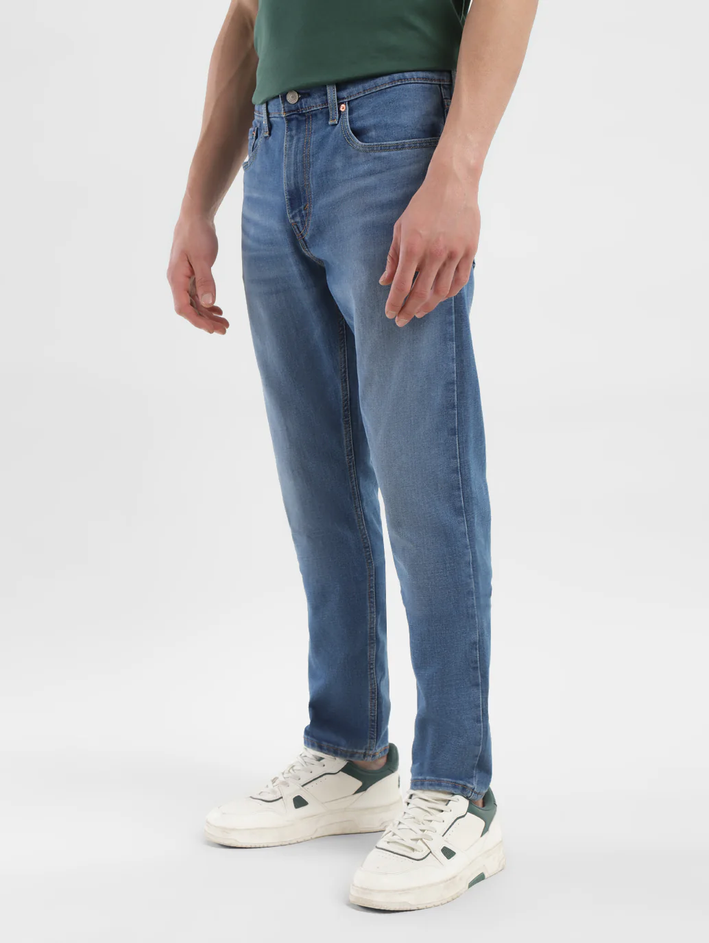 Men's 512 Blue Slim Tapered Fit Mid Rise Jeans - Image 5