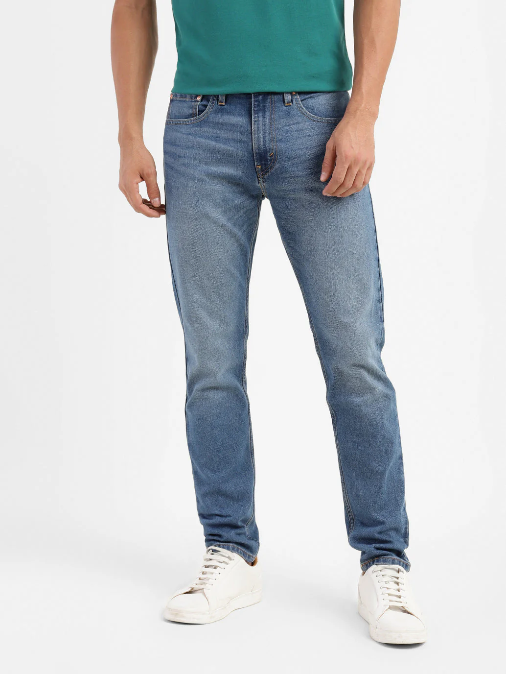 Men's 512 Blue Slim Tapered Fit Mid Rise Jeans - Image 2