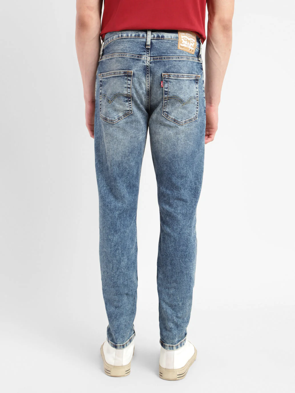 Men's 512 Blue Slim Tapered Fit Mid Rise Jeans - Image 3