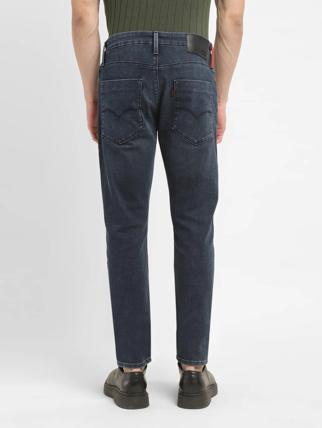Men's Redloop 512 Blue Slim Tapered Fit Mid Rise Jeans - Image 3
