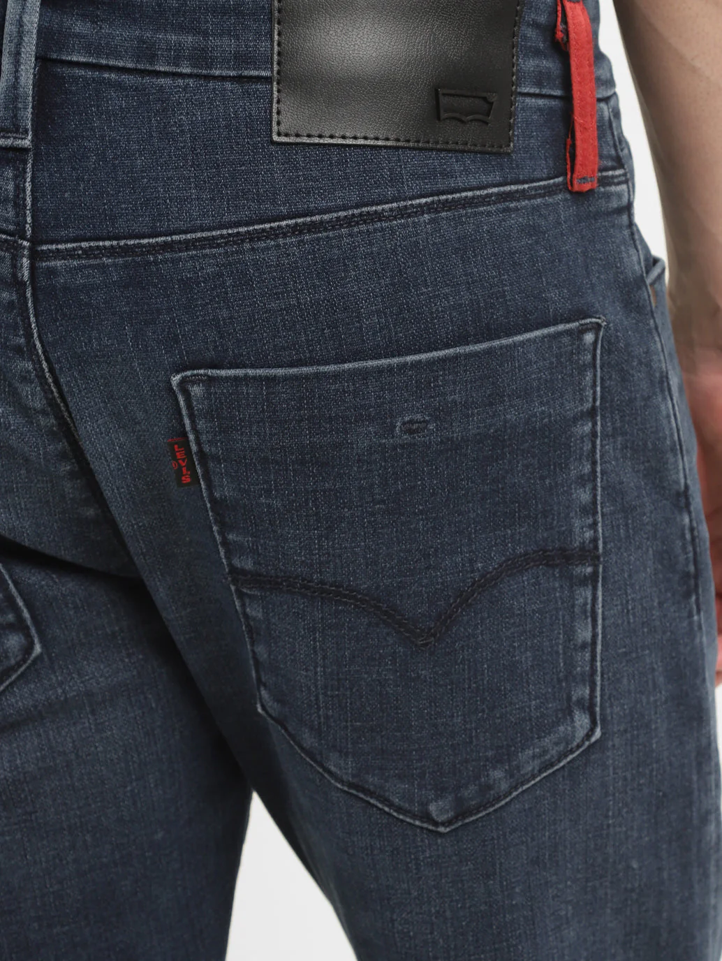 Men's Redloop 512 Blue Slim Tapered Fit Mid Rise Jeans - Image 6