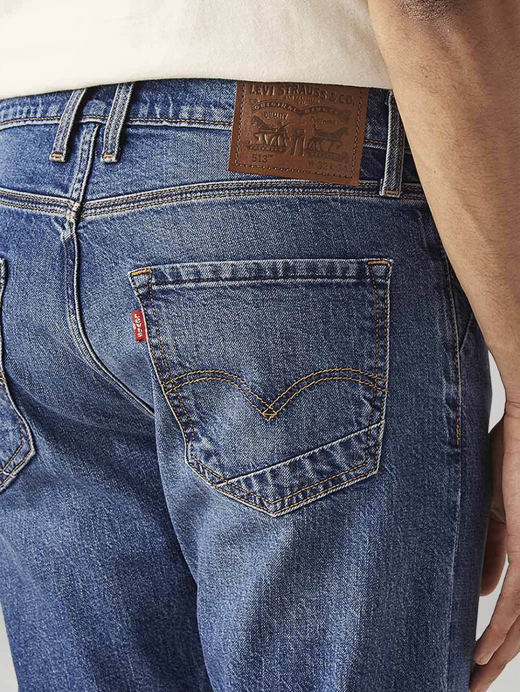 Men's 512 Blue Slim Tapered Fit Hyper Stretch Jeans - Image 5