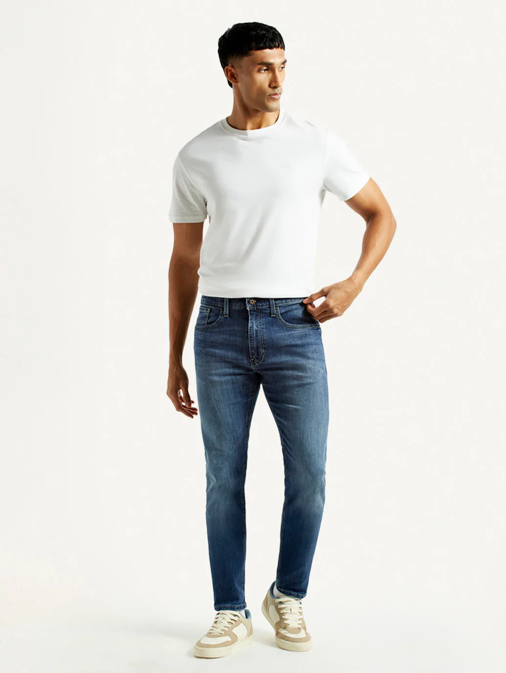 Men's 512 Blue Slim Tapered Fit Mid Rise Jeans - Image 2