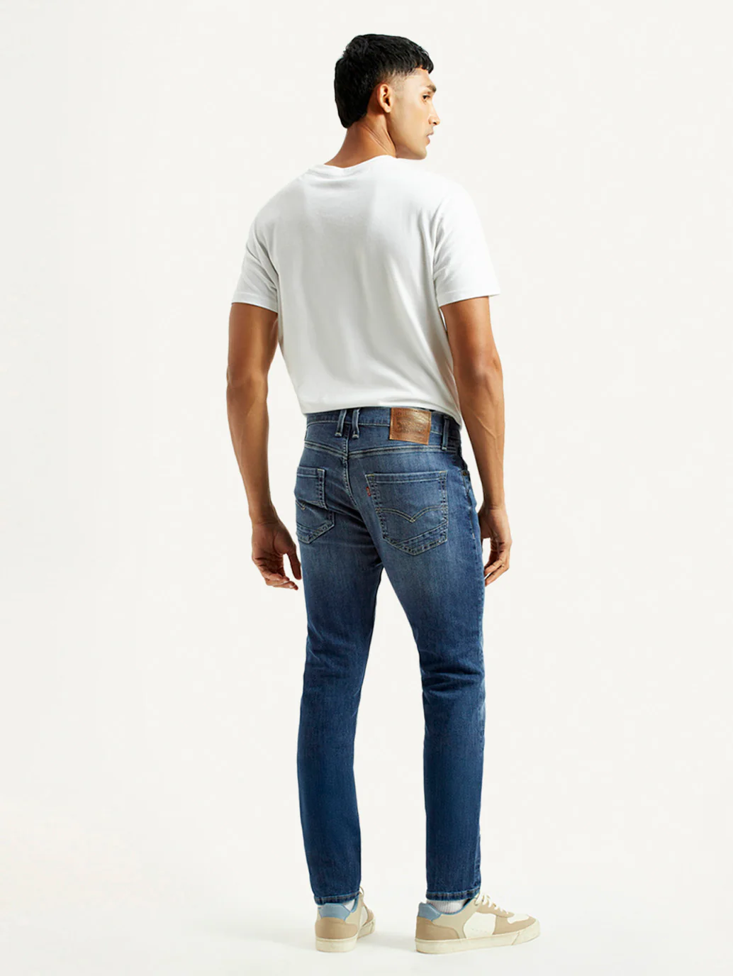 Men's 512 Blue Slim Tapered Fit Mid Rise Jeans - Image 5