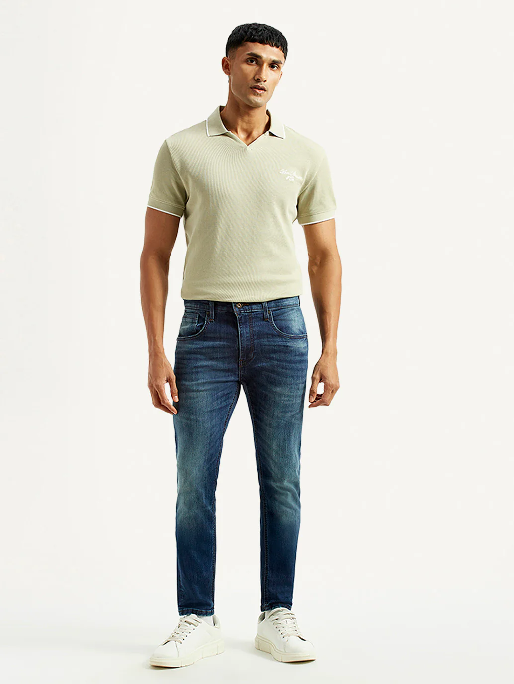 Men's 512 Blue Slim Tapered Fit Mid Rise Jeans - Image 2