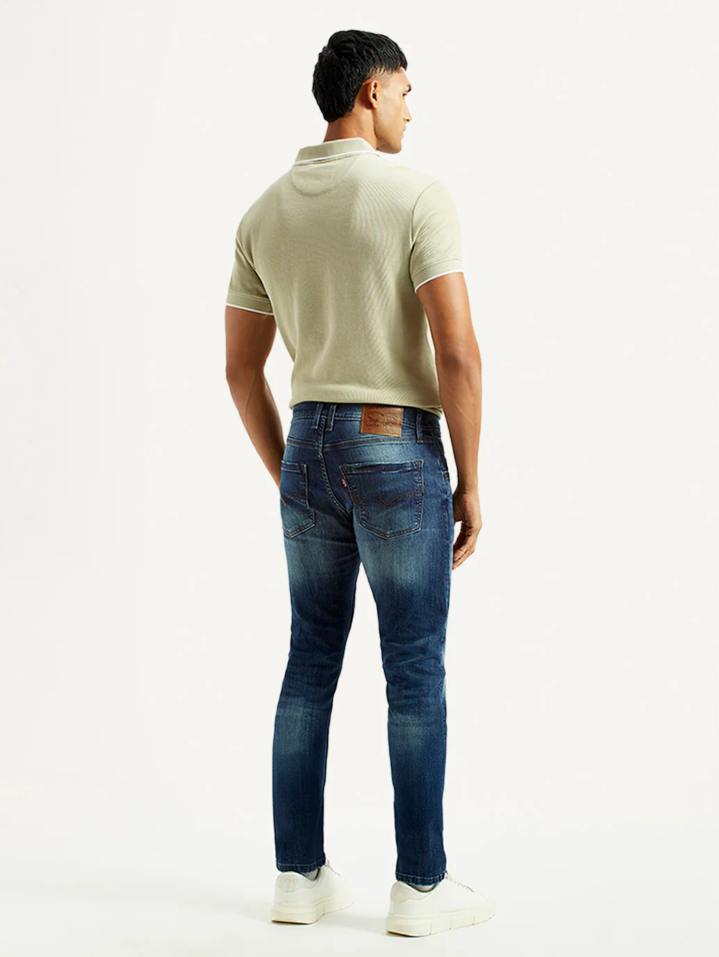 Men's 512 Blue Slim Tapered Fit Mid Rise Jeans - Image 5