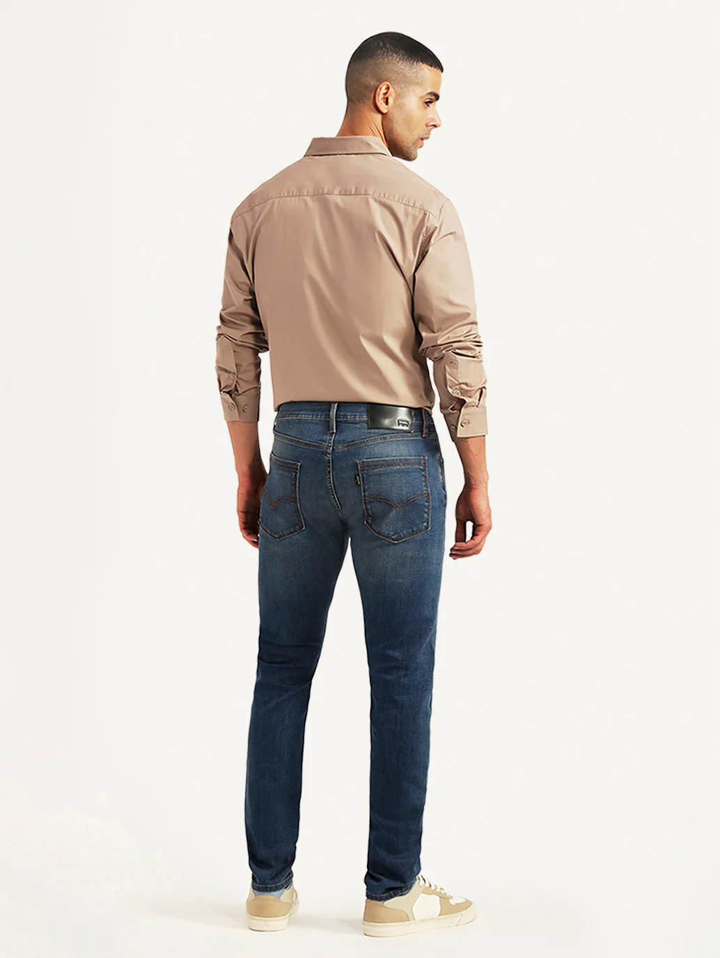 Men's Redloop 512 Blue Slim Tapered Fit Mid Rise Jeans - Image 2