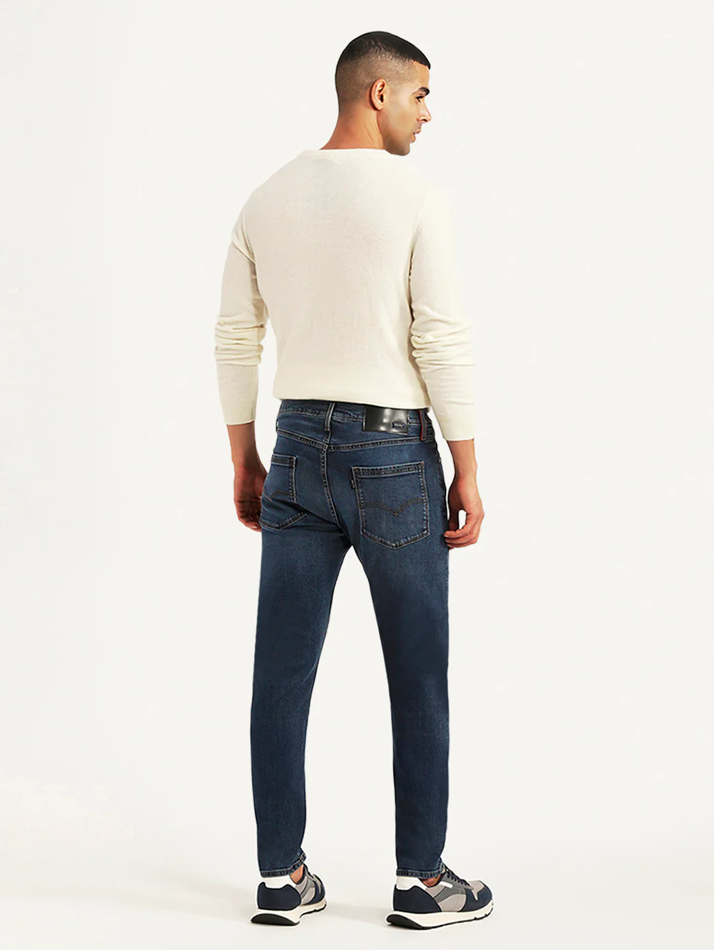 Men's Redloop 512 Blue Slim Tapered Fit Mid Rise Jeans - Image 3