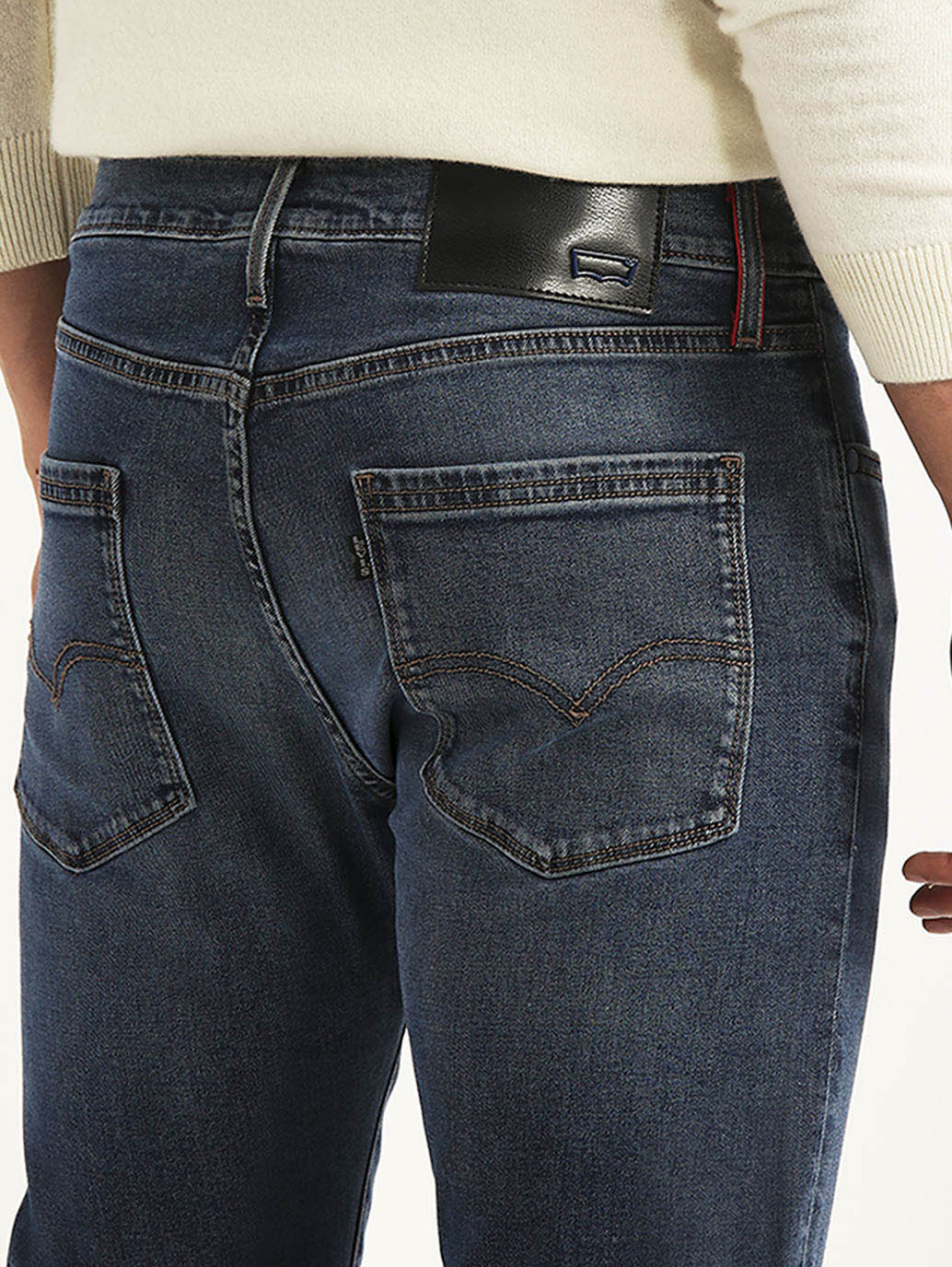 Men's Redloop 512 Blue Slim Tapered Fit Mid Rise Jeans - Image 5