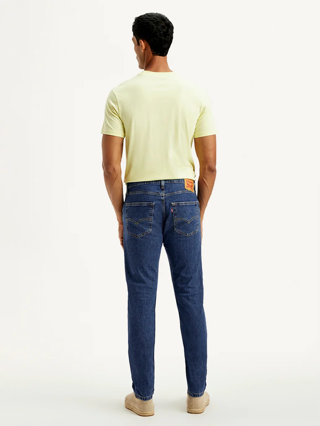Men's 512 Blue Slim Tapered Fit Mid Rise Jeans - Image 3