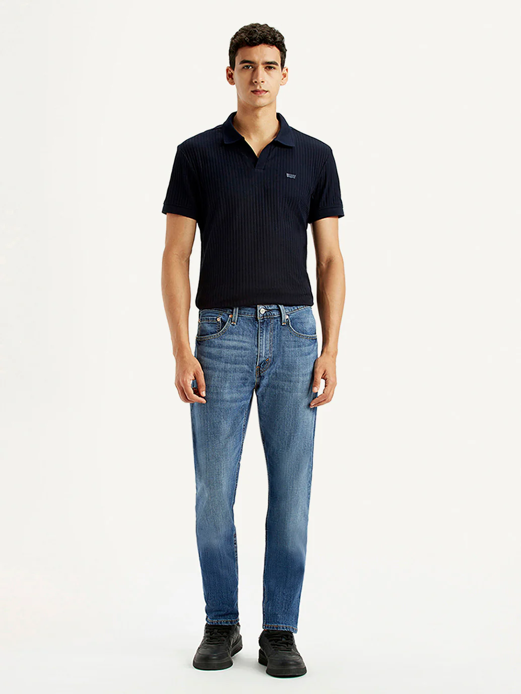 Men's 512 Blue Slim Tapered Fit Mid Rise Jeans - Image 2