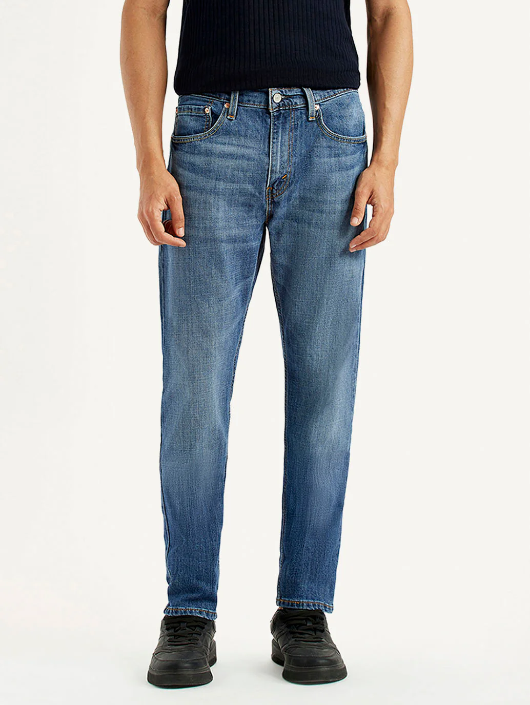 Men's 512 Blue Slim Tapered Fit Mid Rise Jeans - Image 3