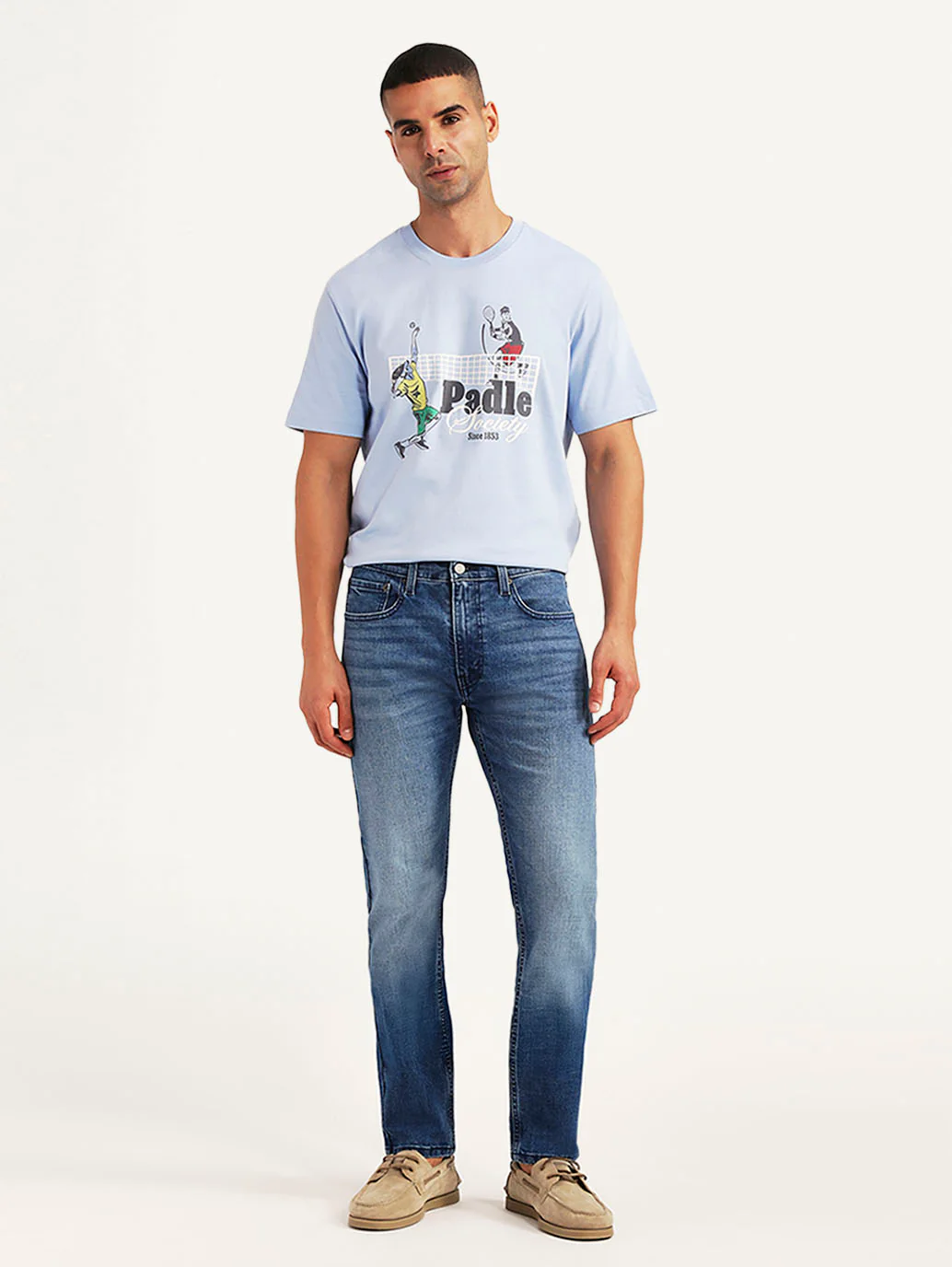 Men's 512 Blue Slim Tapered Fit Hyper Stretch Jeans - Image 2