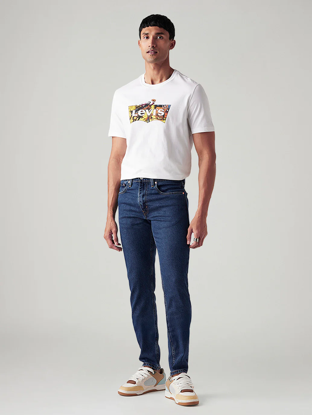 Men's 512 Blue Slim Tapered Fit Mid Rise Jeans - Image 2