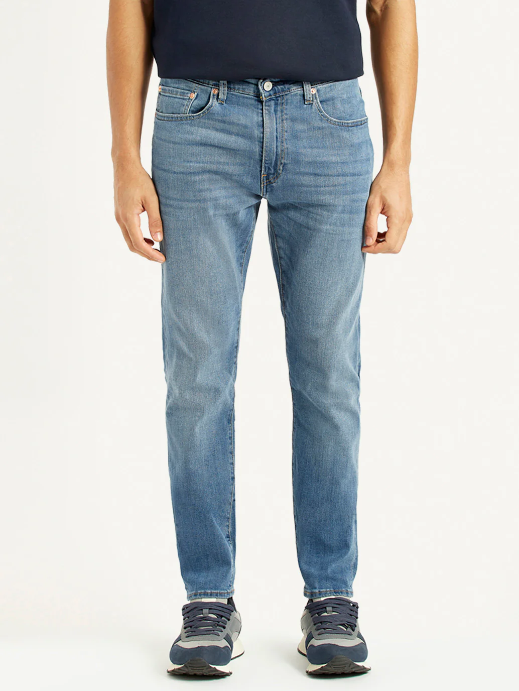 Men's 512 Blue Slim Tapered Fit Mid Rise Selvedge Jeans - Image 2