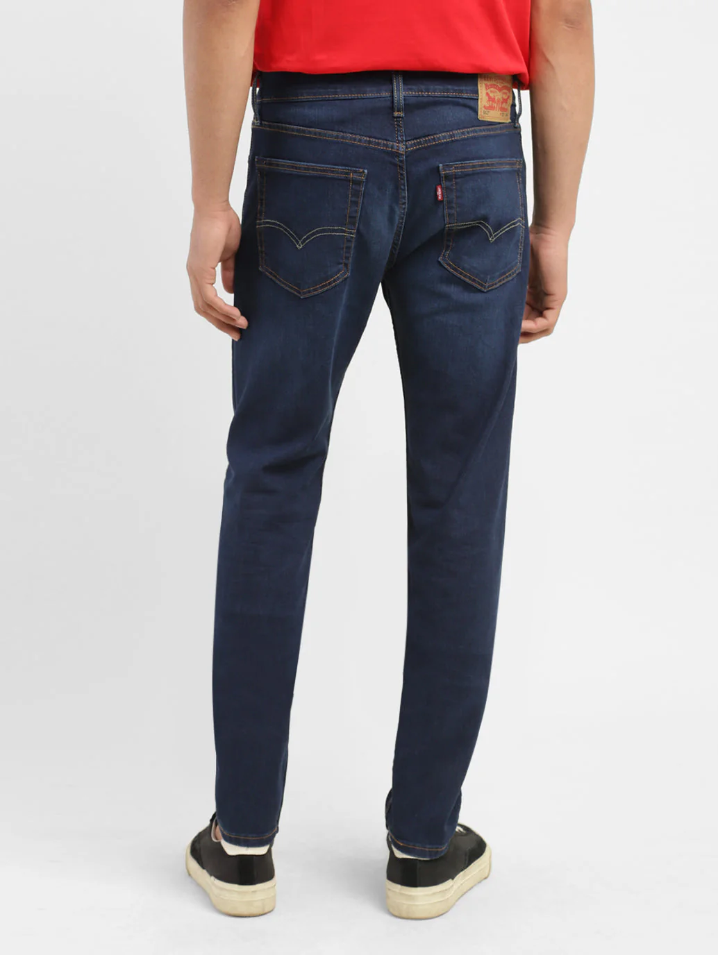 Men's 512 Blue Slim Tapered Fit Mid Rise Jeans - Image 3