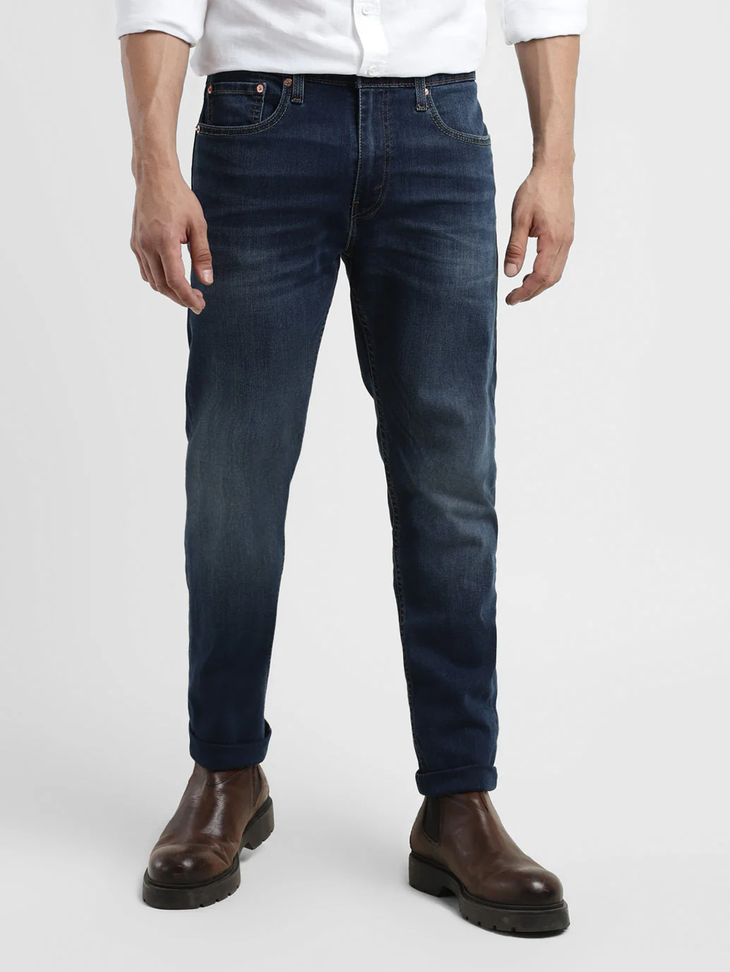 Men's 512 Blue Slim Tapered Fit Mid Rise Jeans - Image 2