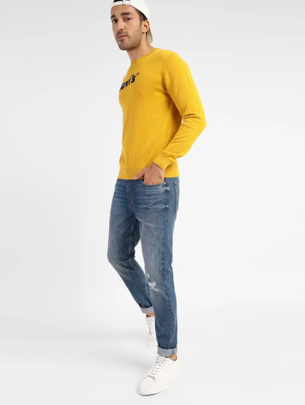 Men's 512 Blue Slim Tapered Fit Mid Rise Jeans - Image 2