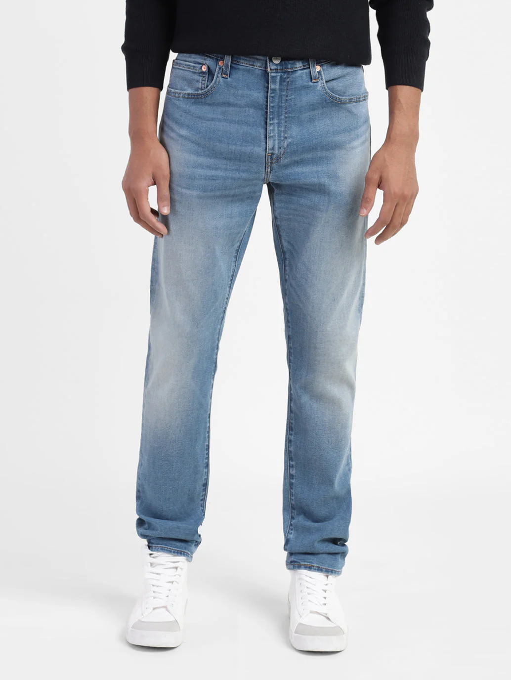 Men's 512 Blue Slim Tapered Fit Mid Rise Jeans
