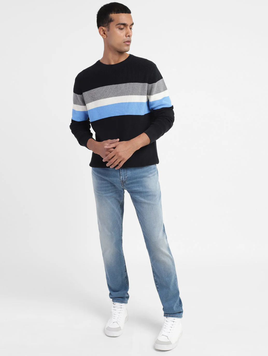 Men's 512 Blue Slim Tapered Fit Mid Rise Jeans - Image 2
