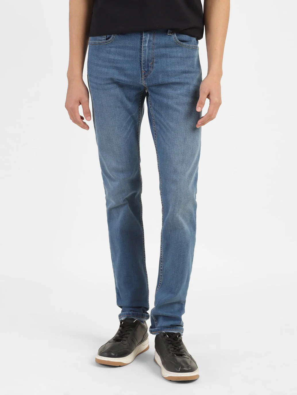 Men's 512 Blue Slim Tapered Fit Mid Rise Jeans - Image 2