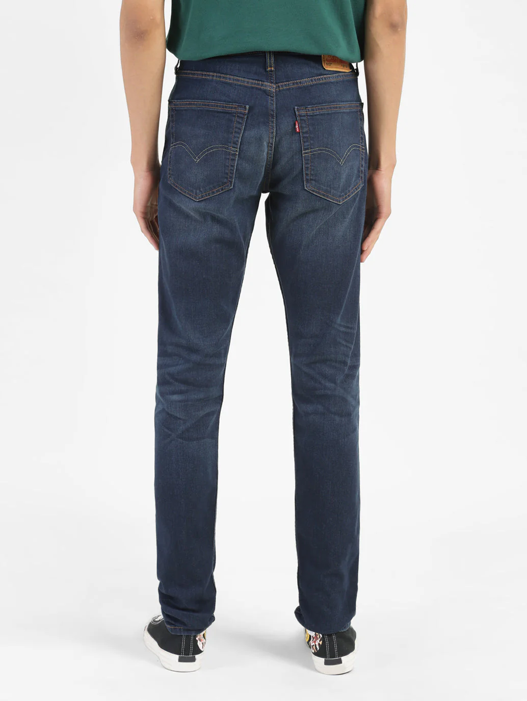 Men's 512 Blue Slim Tapered Fit Mid Rise Jeans - Image 3
