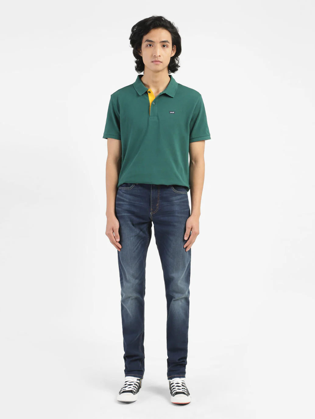 Men's 512 Blue Slim Tapered Fit Mid Rise Jeans - Image 6