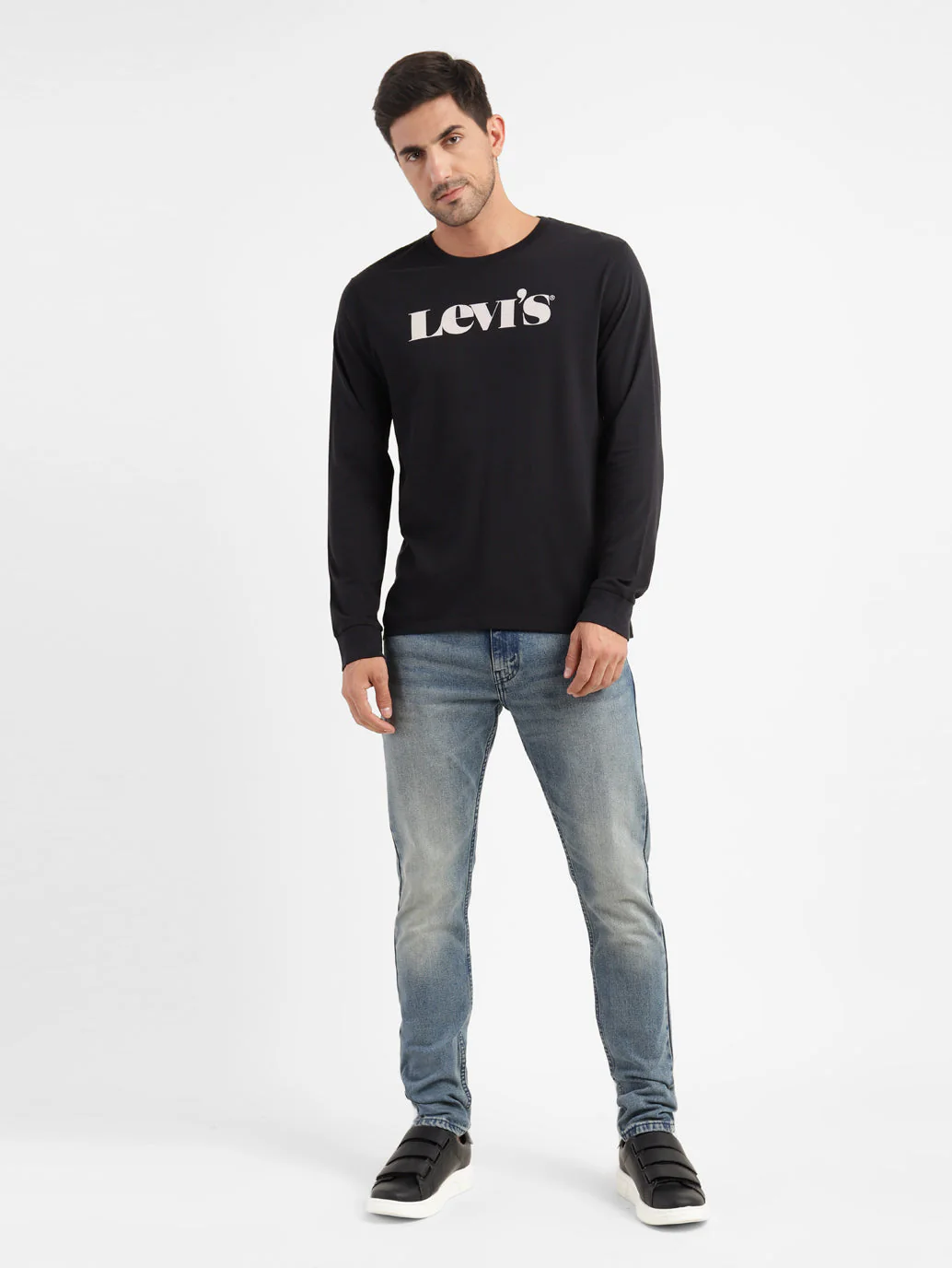 Men's 512 Blue Slim Tapered Fit Mid Rise Jeans - Image 6