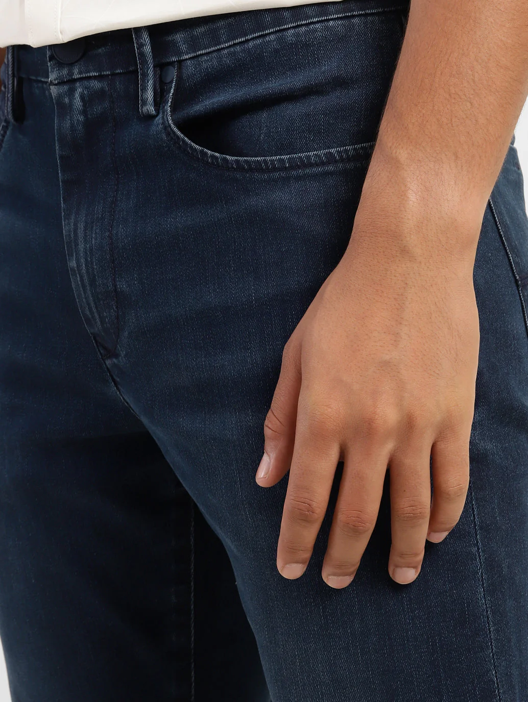 Men's Redloop 512 Blue Slim Tapered Fit Mid Rise Jeans - Image 5