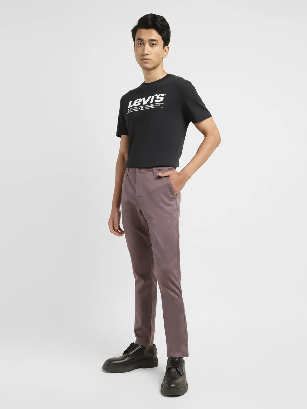 Men's 512 Brown Slim Tapered Fit Chinos - Image 9