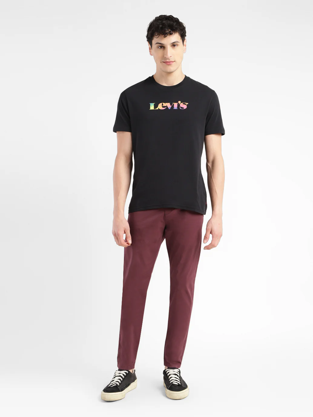 Men's 512 Maroon Slim Tapered Fit Chinos - Image 11