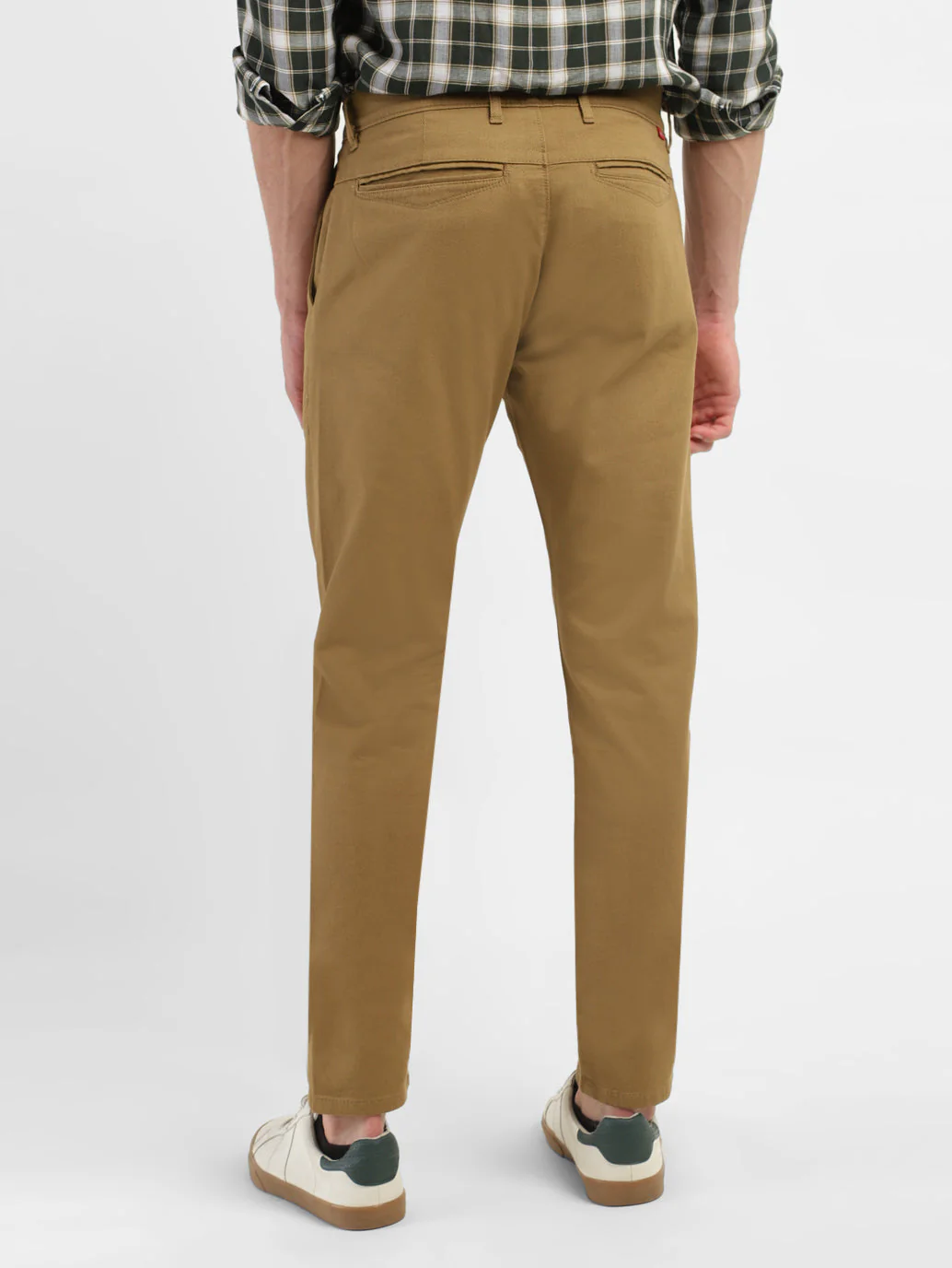 Men's 512 Brown Slim Tapered Fit Trousers - Image 3