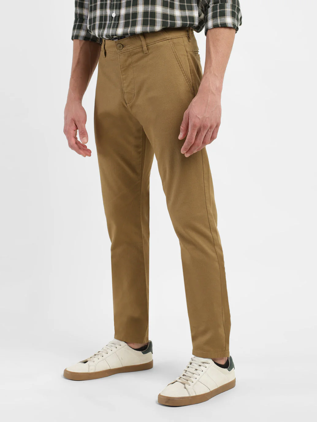 Men's 512 Brown Slim Tapered Fit Trousers - Image 5