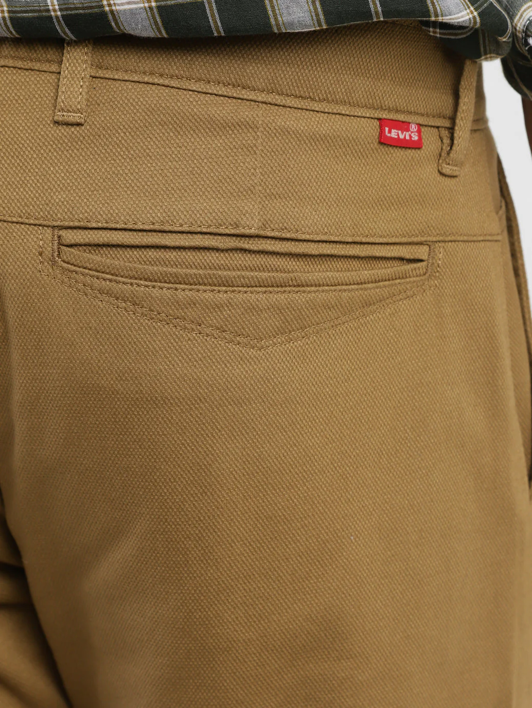 Men's 512 Brown Slim Tapered Fit Trousers - Image 6