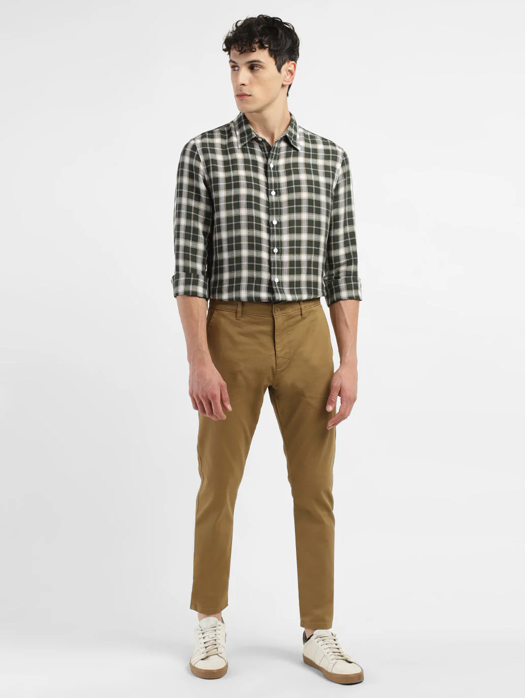 Men's 512 Brown Slim Tapered Fit Trousers - Image 8