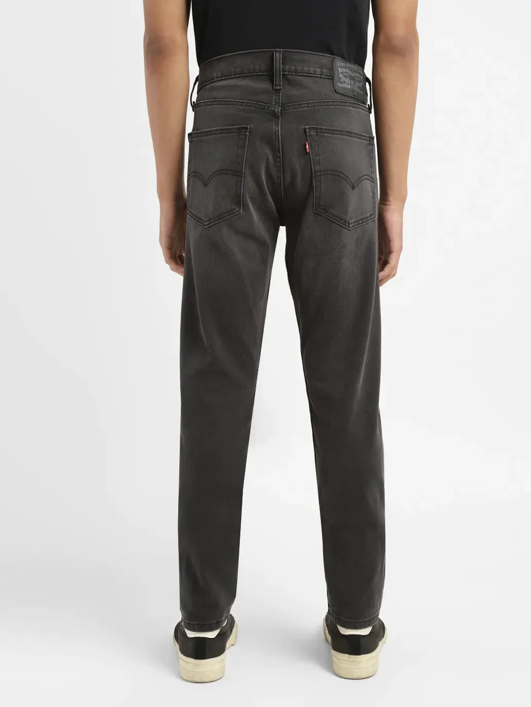 Men's 512 Grey Slim Tapered Fit Mid Rise Jeans - Image 3