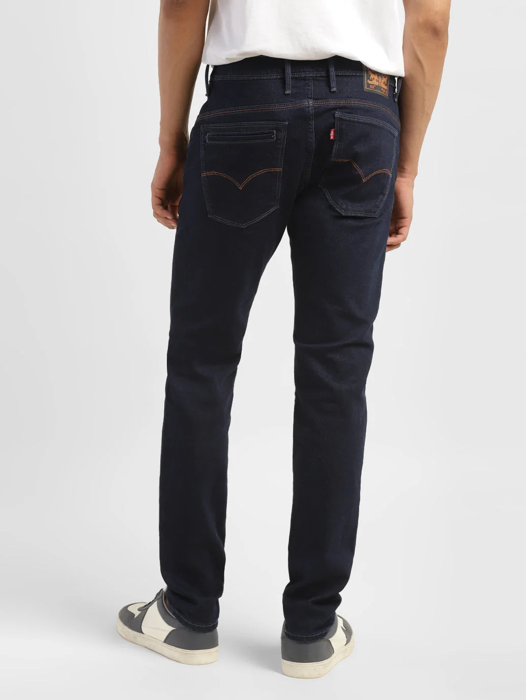 Men's 512 Blue Slim Tapered Fit Mid Rise Jeans - Image 3