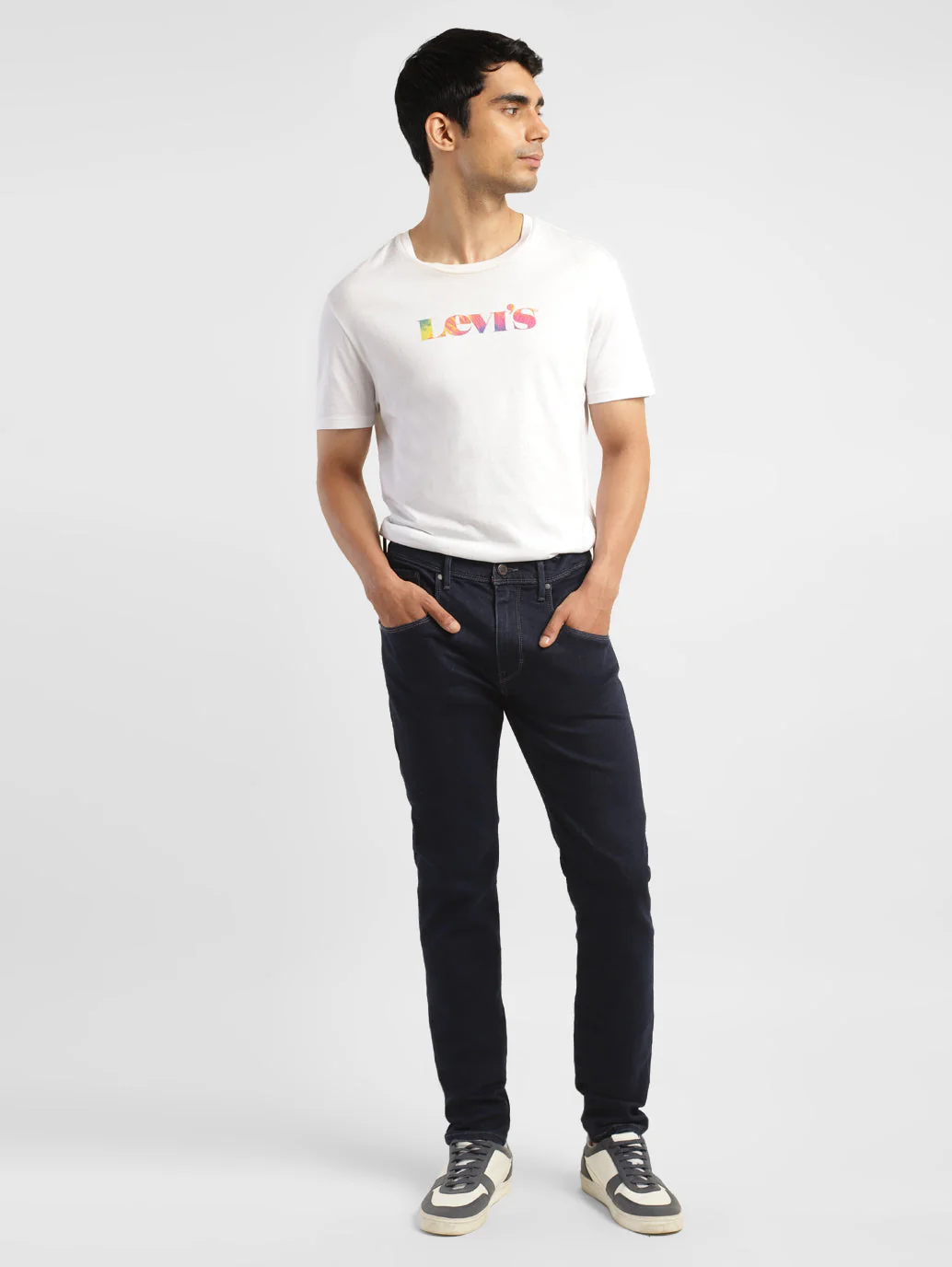 Men's 512 Blue Slim Tapered Fit Mid Rise Jeans - Image 8
