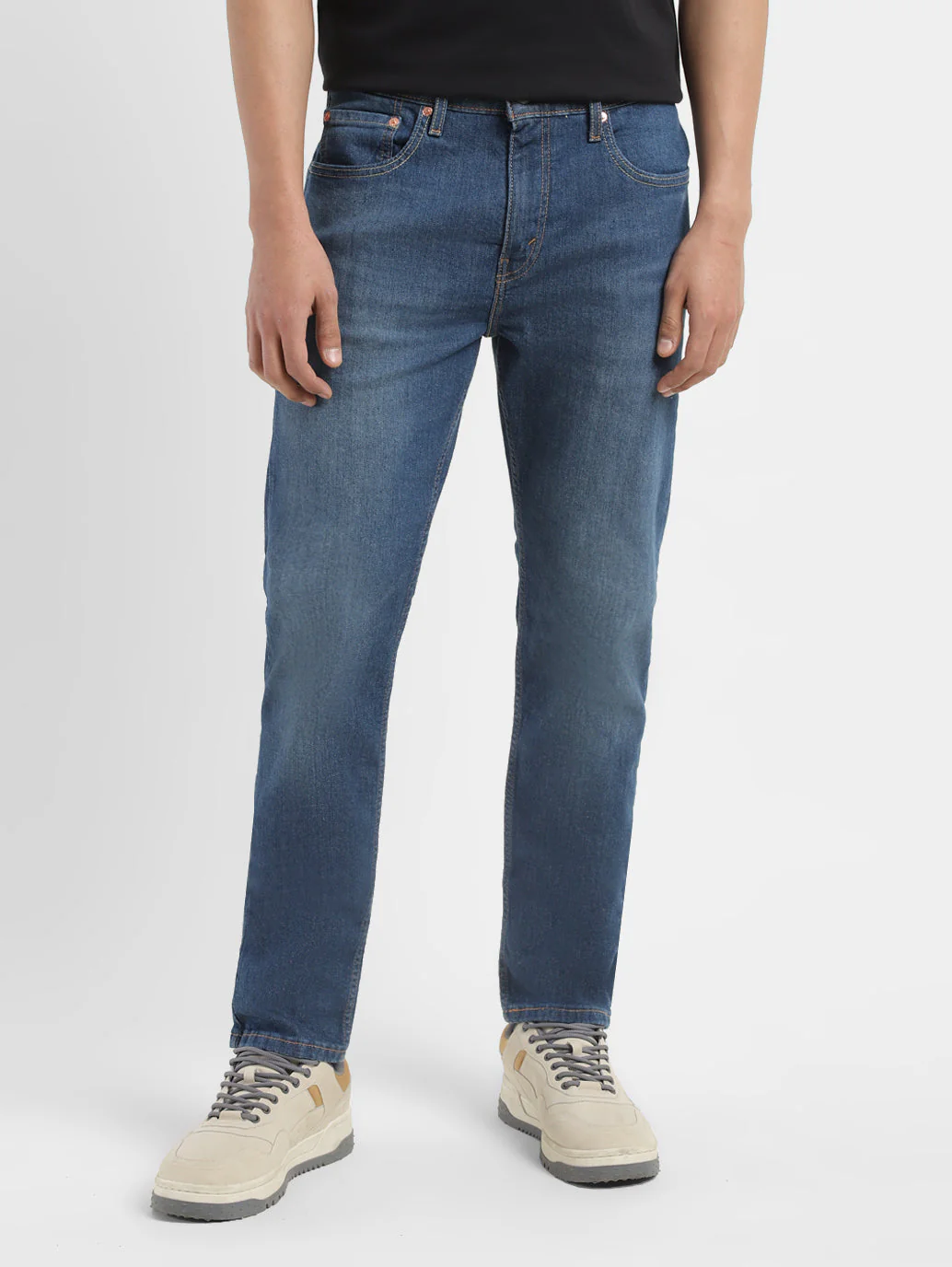 Men's 512 Blue Slim Tapered Fit Mid Rise Jeans - Image 2
