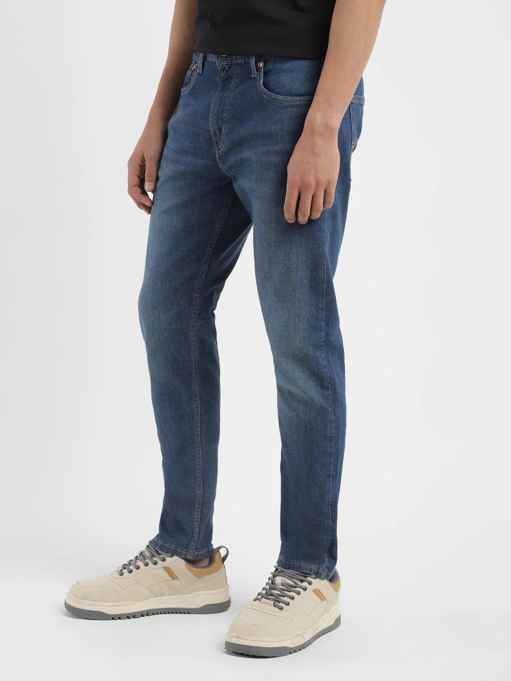 Men's 512 Blue Slim Tapered Fit Mid Rise Jeans - Image 5