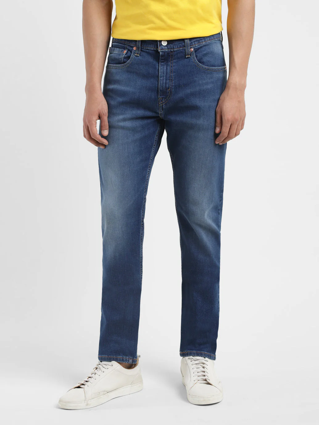 Men's 512 Blue Slim Tapered Fit Mid Rise Jeans - Image 2