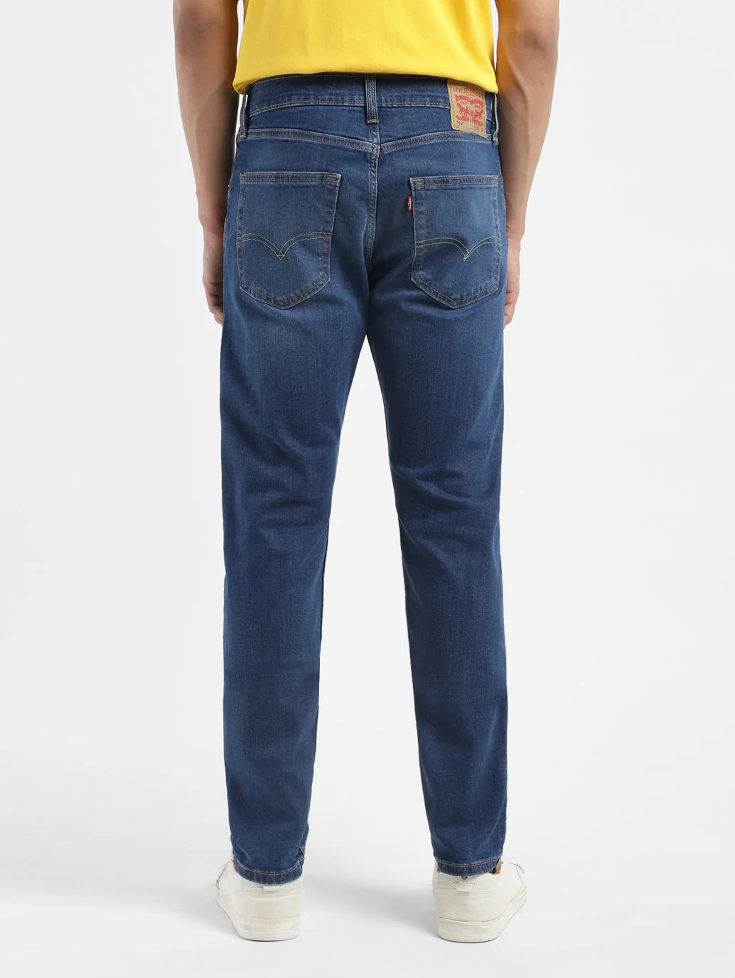 Men's 512 Blue Slim Tapered Fit Mid Rise Jeans - Image 3
