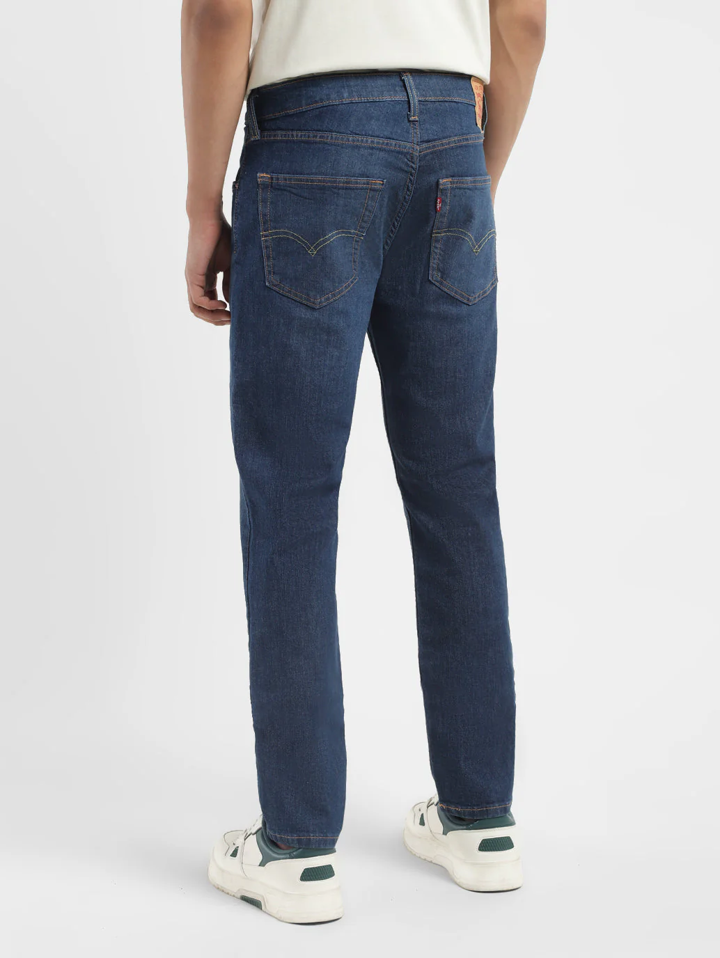 Men's 512 Blue Slim Tapered Fit Mid Rise Jeans - Image 3