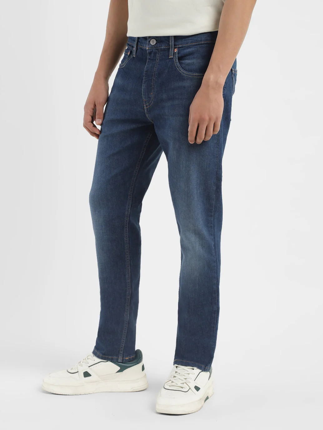 Men's 512 Blue Slim Tapered Fit Mid Rise Jeans - Image 5