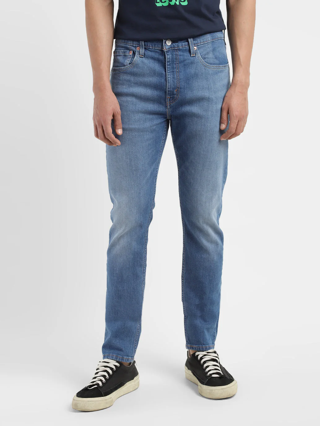 Men's 512 Blue Slim Tapered Fit Mid Rise Jeans - Image 2