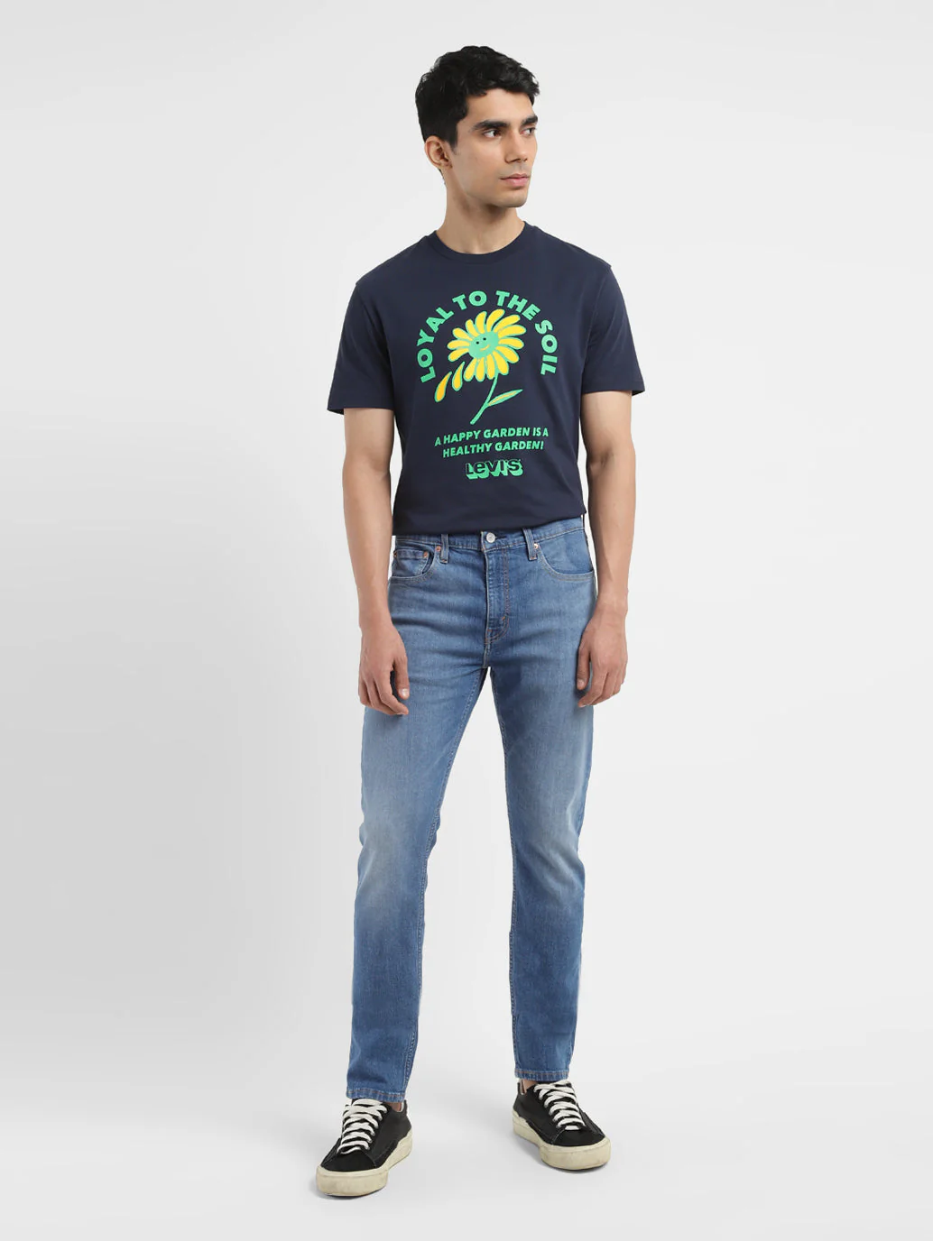 Men's 512 Blue Slim Tapered Fit Mid Rise Jeans - Image 8