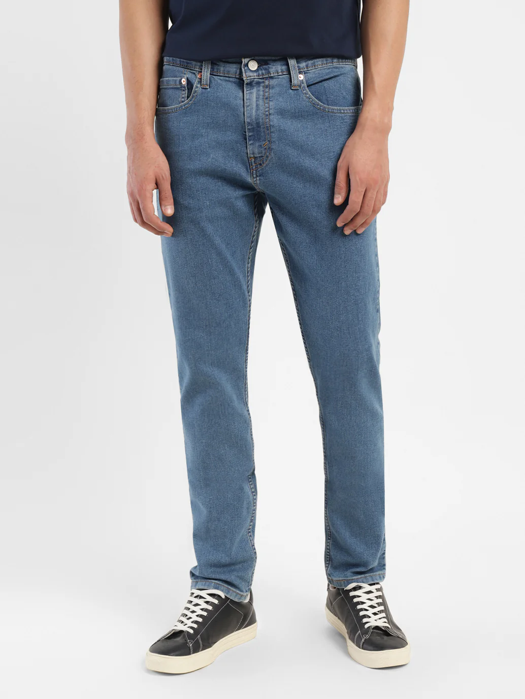 Men's 512 Blue Slim Tapered Fit Mid Rise Jeans - Image 2