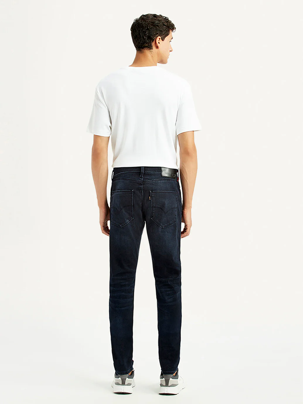 Men's Redloop 512 Dark Blue Slim Tapered Fit Mid Rise Jeans - Image 5