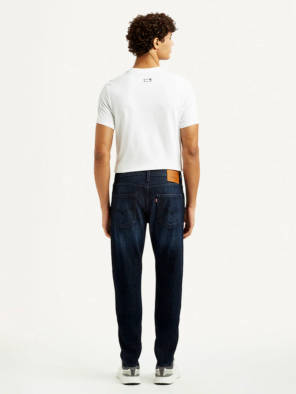 Men's 512 Dark Blue Slim Tapered Fit Mid Rise Jeans - Image 5