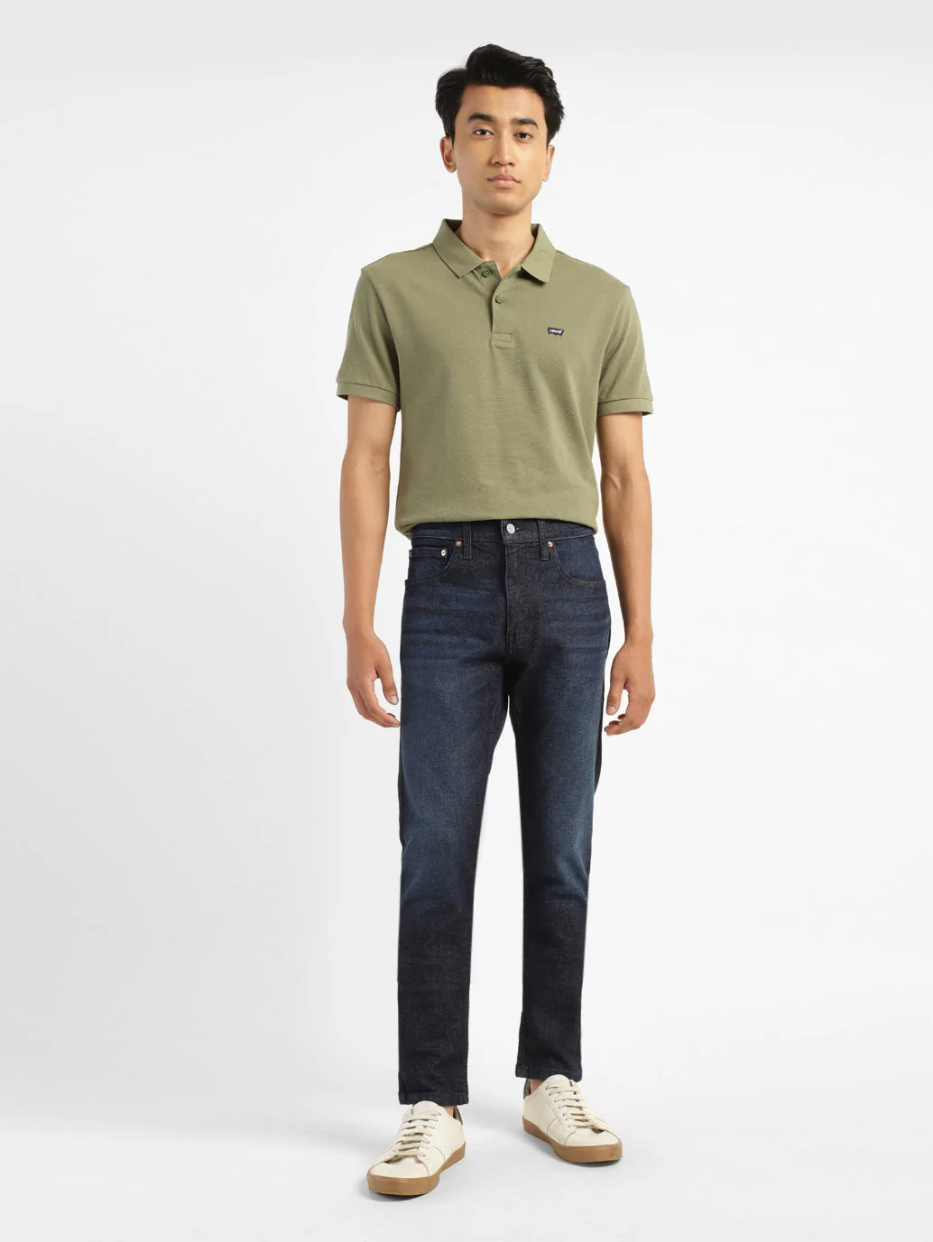 Men's 512 Blue Slim Tapered Fit Mid Rise Jeans